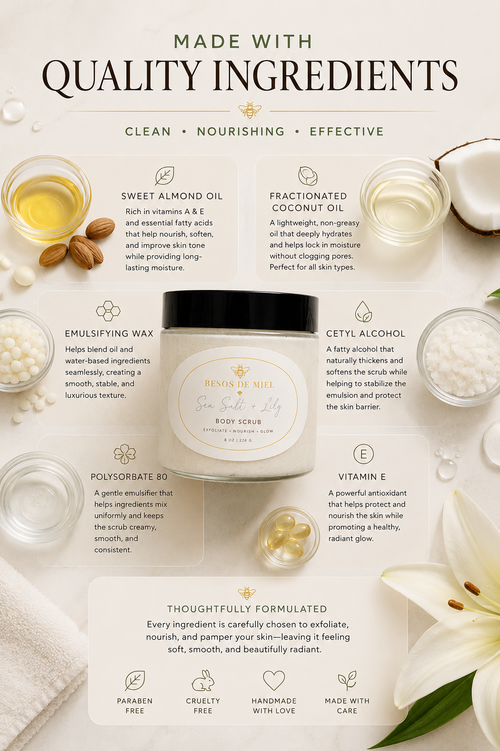 Sea Salt & Lily Body Scrub
